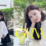 【GRWM】韓国旅行で映えるツヤ肌垢抜けメイク☺️💕海外旅行で初めて?支度の様子撮れた笑✌️