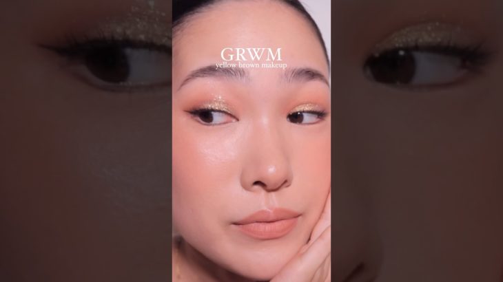 ざくざくグリッターで春のお出かけメイク🌼🌸#shorts#メイク#メイク動画