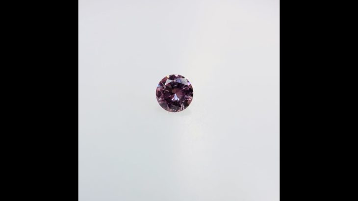 FANCY INTENSE PURPLISH PINK 0.077ct RD/RT2088/CGL