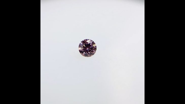 FANCY VIVID PURPLISH PINK 0.074ct RD/RT2138/CGL