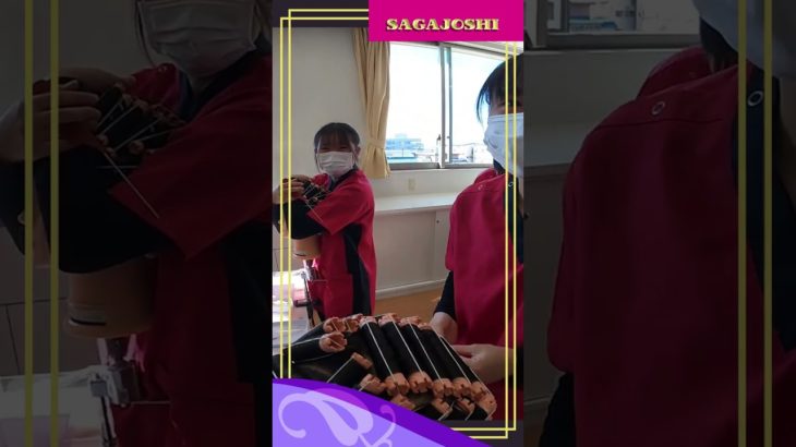 ❤️JK❤️がんばって❗️ピース❗️💖美容🎀タイムトライアル32　💖🌸佐賀女子高校トータルビューティ科美容コース🌸「笑顔を届ける！学校動画研究所　すくーるTV」＃Shorts