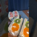 ダイエット中でも食べれるフルーツサンド🍓🍊🥝#shorts #ダイエット #ダイエットスイーツ