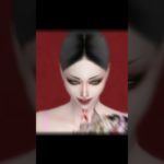 sims4バグ妖怪女の人間風メイクアップ動画 #sims4cc #sims4 #シムズ4