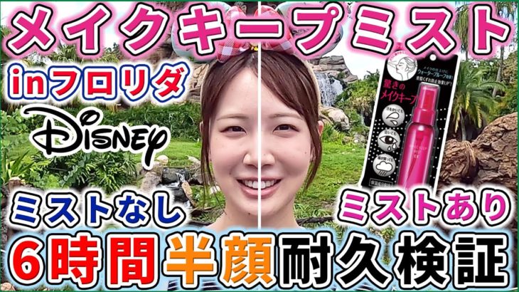【半顔検証】メイクキープミストってぶっちゃけ意味あんの？
