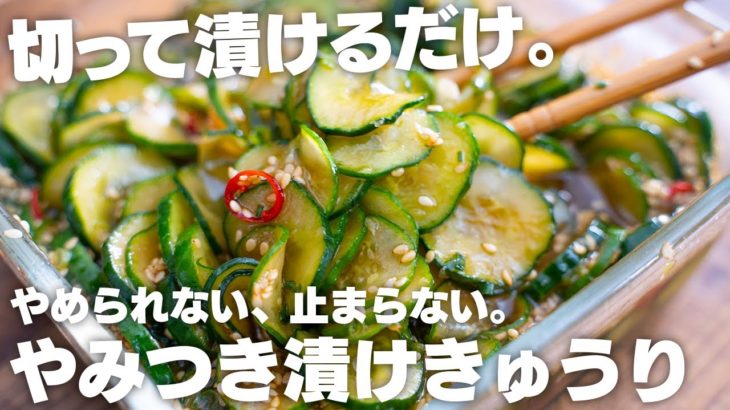 【ダイエットにも】1度食べたら止まらない。やみつき無限きゅうり漬け　おつまみにも、ご飯にも。