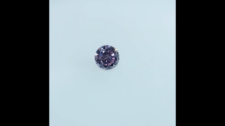 FANCY INTENSE PURPLISH PINK 0.105ct RD/RT2279/CGL