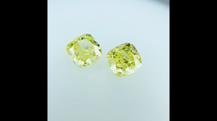 FANCY INTENSE YELLOW 0.438ct/0.469ct/X/RT2186/CGL