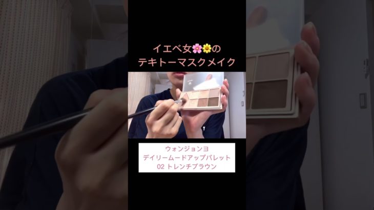 コーラルメイク🌸#shorts #イエベ #メイク #grwm #マスクメイク #躁うつ病 #双極性障害 #療養中