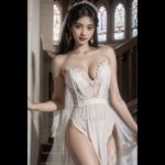 [AI lookbook]Wedding Beauty,웨딩드레스 미녀,ビューティ,婚纱美女