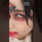 ハロウィンメイク🎃にぴったりのカラコン”スカーレッド” , Halloween makeup , ゾンビメイク
