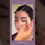 目元の深みで惹きつける｜ピンクブラウンで彩るスモーキーメイク　#shorts