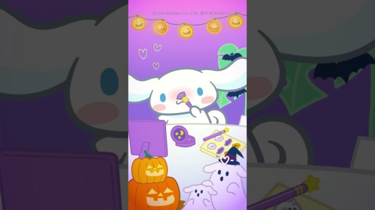 #ハロウィンメイク してみたよ☆ どうかな？ #シナモンアニメだもん #shorts
