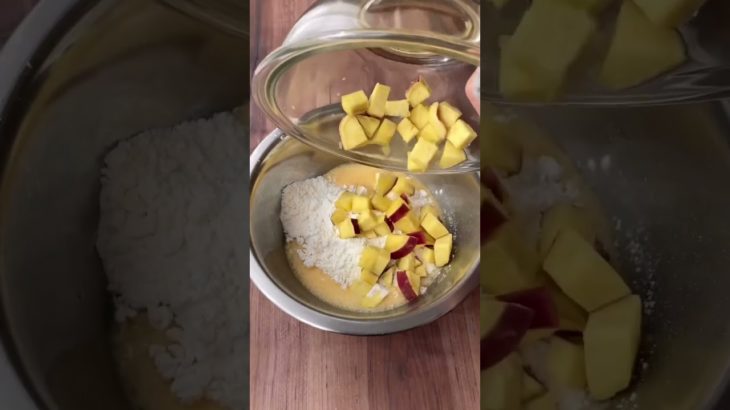 【レンジで完成‼️さつまいもケーキ🥄】 #ダイエットレシピ #簡単レシピ #さつまいもレシピ