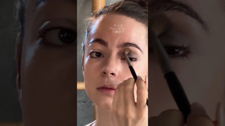 【メイク】シンプルブルーメイク!