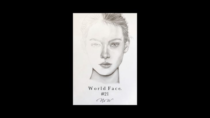 Face illustration ＃21