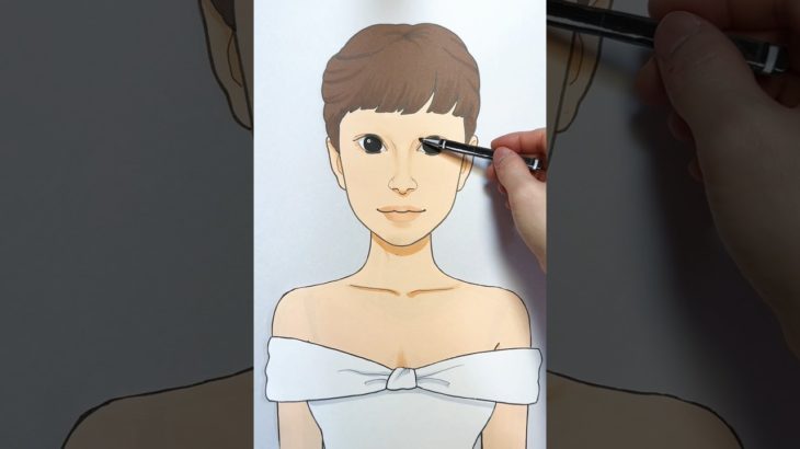 不思議の谷メイク💄 uncanny valley makeup#shorts