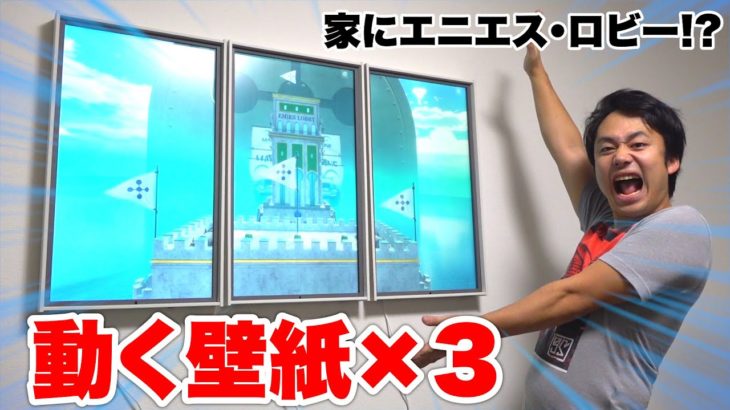 【ワンピース】動く壁紙を自宅に飾ったら家にエニエス・ロビーが現れた！！
