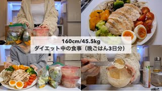 SUB）【-15kg達成!🔥】ダイエット中のリアル3日間の食事🍽️｜野菜ストックで作るホットサラダ🥗｜ドレッシングレシピ｜Healthy Salad Recipes For Weight Loss
