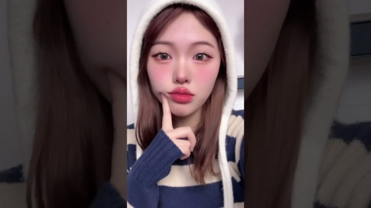 すっぴんとメイク後が別人すぎて困っちゃ〜う😥全方向美少女になりたい！#一重メイク #一重 #一重女子 #変身 #すっぴん #ビフォーアフター #プチプラメイク