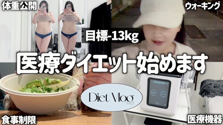 【体重公開】−13kg減量目指して医療ダイエット始めます。