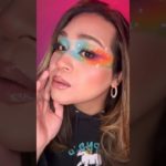 🌈💕レインボーメイク💕🌈 #rainbowmakeup #makeuptutorial #partymakeup