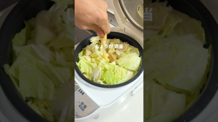 【炊飯器】高タンパク低脂質なバードポトフ！#shorts #ダイエットレシピ #dietfood