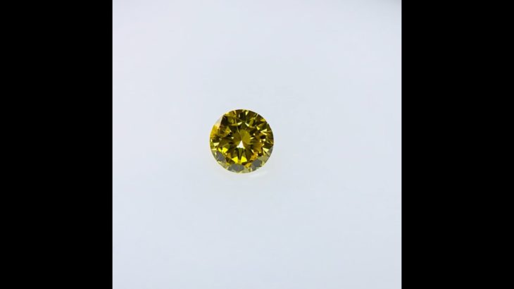 FANCY VIVID YELLOW 0.135ct RD/RT2576/CGL