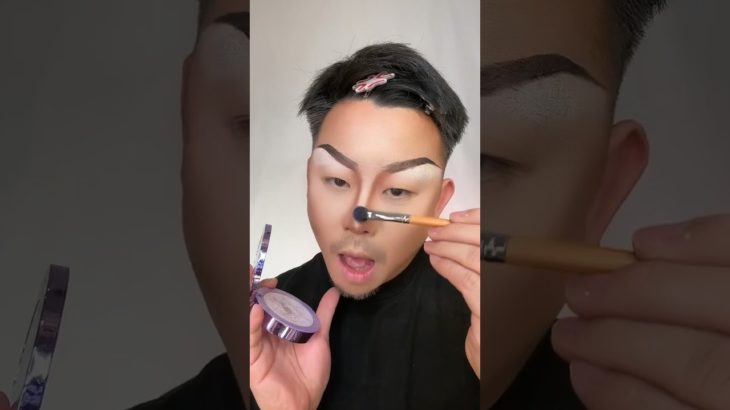 おじさんJKまぢでチョベリバメイク💄 #makeup #新宿二丁目 #ゲイバー #lgbtq #ドラァグクイーン #make