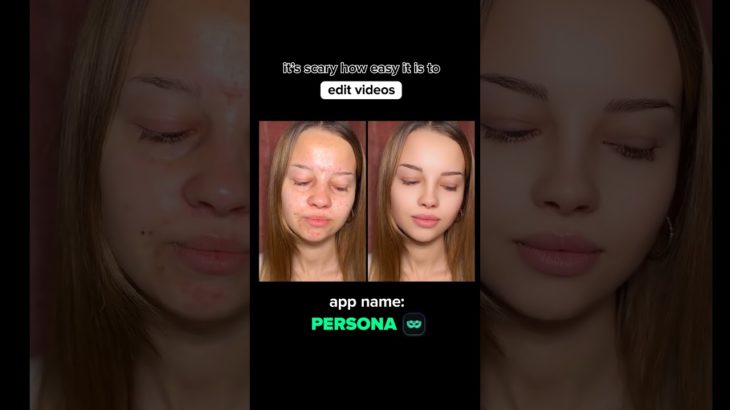 Persona app 😍 Best photo/video editor 😍 #style #hairstyle #beauty #organicbeauty