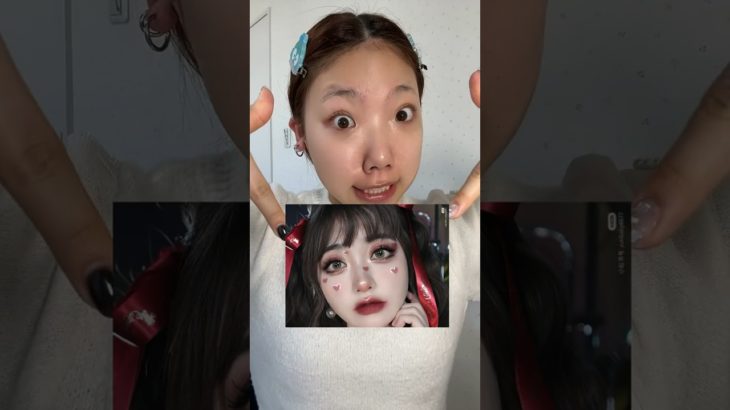 【バレンタインメイク】したら可愛すぎて彼氏できた(?)