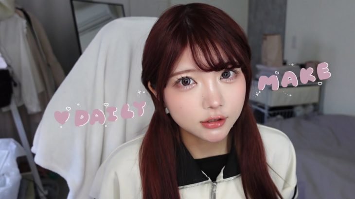 【毎日メイク】髪染めておに可愛くなったのみて*.+ﾟ