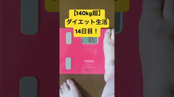 140kg超から始める人生逆転ダイエット生活14日目‼️90kg以下で顔出し開始します‼️ダイエットしてる方、一緒に頑張りましょう‼️#ダイエット#世界仰天ニュース#仰天チェンジ#おすすめ