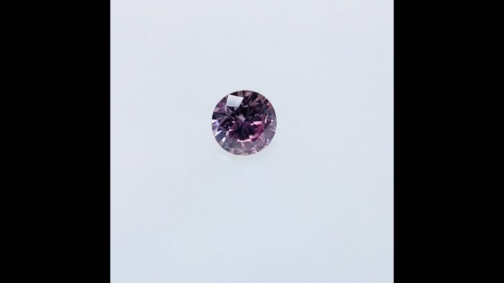 FANCY INTENSE PURPLISH PINK 0.072ct RD/RT2619/CGL