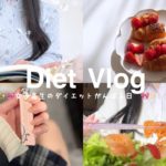 【VLOG】ダイエットをがんばる高校生の学校がある日の過ごし方💦🎀 勉強,料理