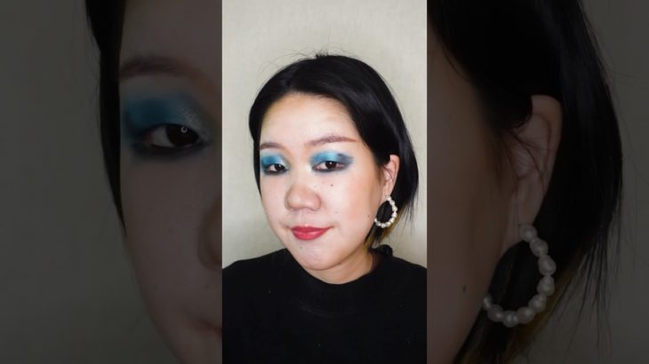 #shorts 青薔薇#海外メイク#一重メイク