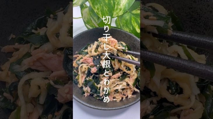 【腸活ダイエット】食べて痩せる！切り干し大根とわかめ #shorts