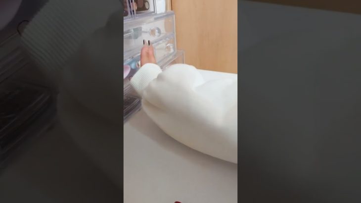 テンポ早めのコスメ収納#生活音#小学生#メイク#コスメ#カチャカチャ音#バズれ#伸びろ