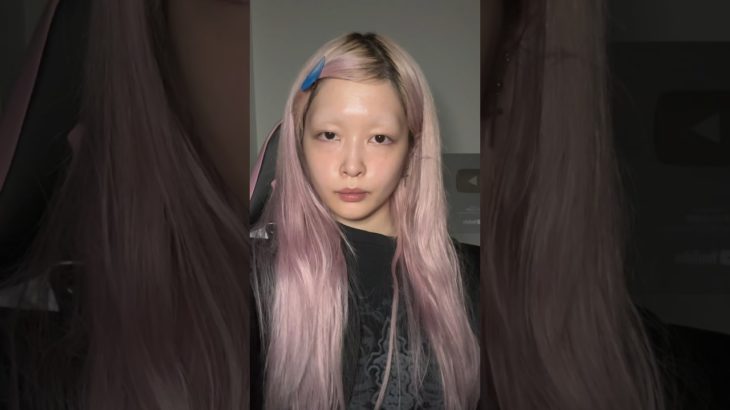 【変身】眉なし海坊主から黒髪バチイケ女になるメイク💄