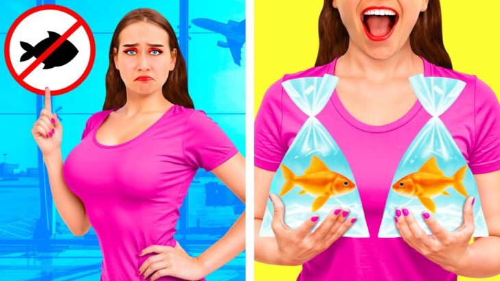 飛行機の中にこっそりペットを乗せる方法 | 面白いシチュエーション 4Teen Challenge