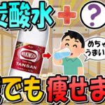 【炭酸水と一緒に飲むだけ】ぜい肉がごっそり落ちる！ダイエット効果を倍増させる食材7選