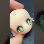 DAISOドールでナヒーダ作る。(ヘッドメイク)#nahida #dollmakeup #bjd #bjdmakeup #ドール #makeup #genshinimpact #daiso