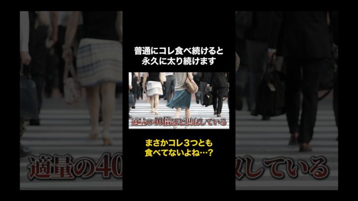 【マジな話】永久に太り続ける食べ物TOP3その１【ダイエット】