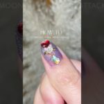 セーラームーン展に行きたくて親指をムーンプリズムメイクアップさせてみた🌙#セルフネイル #セーラームーンネイル#セーラームーン#ネイルアート#nails#マグネットネイル#ビジューネイル