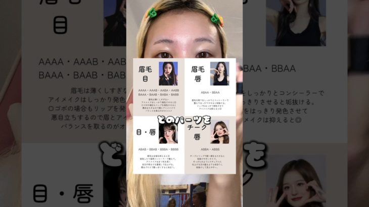 どのパーツをメイクで強調すればいいか診断してみたよ❗️これは垢抜けに最高だね🫣#shorts #メイク #美容 #顔タイプ診断 #垢抜け #診断 #おすすめ