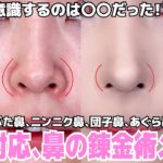 【錬金術】これはさすがに神回😭✨ガチで誰でも出来る方法ですべての鼻悩みを解決した‼️【鼻を小さくする方法】