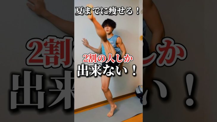 2割の人しかできない！！！ダイエットトレーニング！ #ダイエットトレーニング #トレーニング #体操 #トレーニング #綺麗に痩せる #痩せる