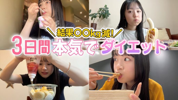 しっかり食べて痩せる！3日間本気のヘルシーメニューでダイエットした結果・・・