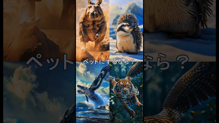 ペットにするなら？#4  #aiimages #aiart #aianimation #aivedio #aiイラスト
