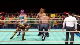 【御負け】ビューティ市ヶ谷とマイケル・オースティンVSマイティ祐希子と明けの明星破壊神