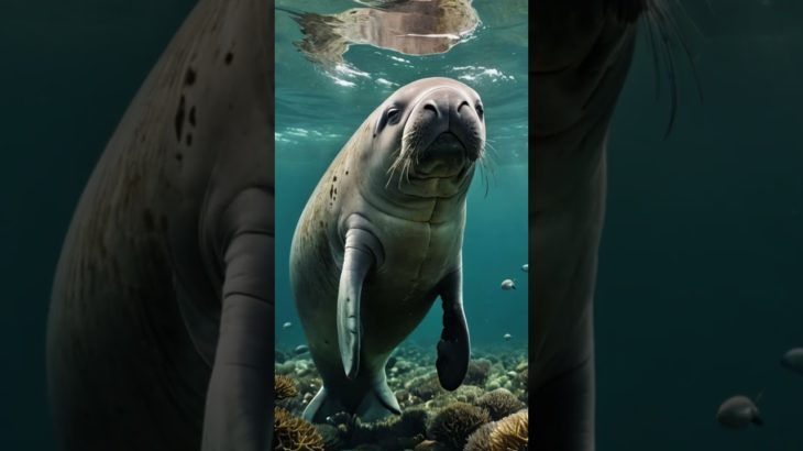ダイエットの達人、ジュゴン！その秘密を探る #shorts #野生動物 #雑学